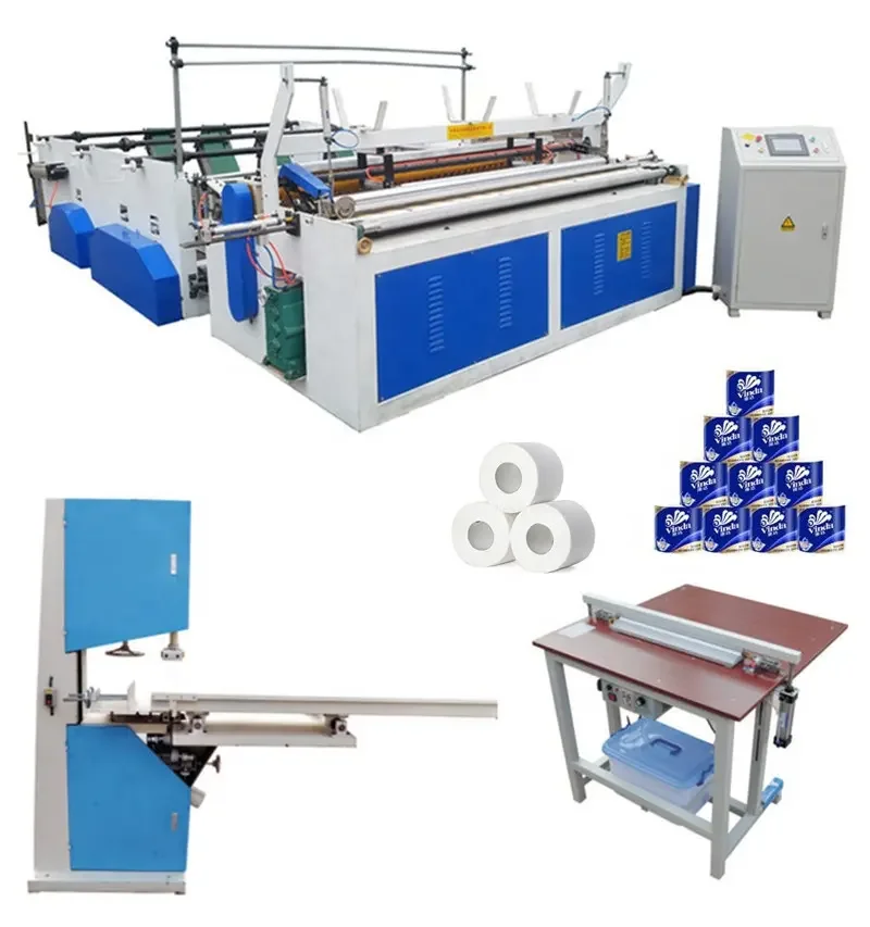 Customized Toilet Tissue Paper Making Machine 1575mm Automatic Toilet Paper Making Machine Small Business Production Equipment