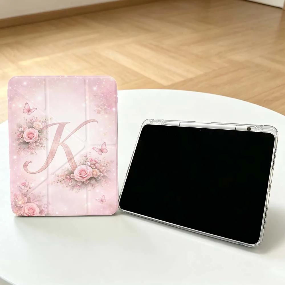 Design Letter K Soft For Apple iPad Air A16 4 5 11th 10th 7th 11 12.9 13 10.5 inch Gen 3Y Tablet Case
