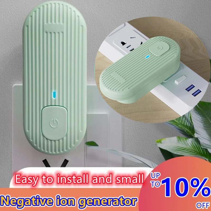 

New design 2022 air purifier second-hand smoke remover cleaner negative ion generator deodorant freshener ionizer air purifier