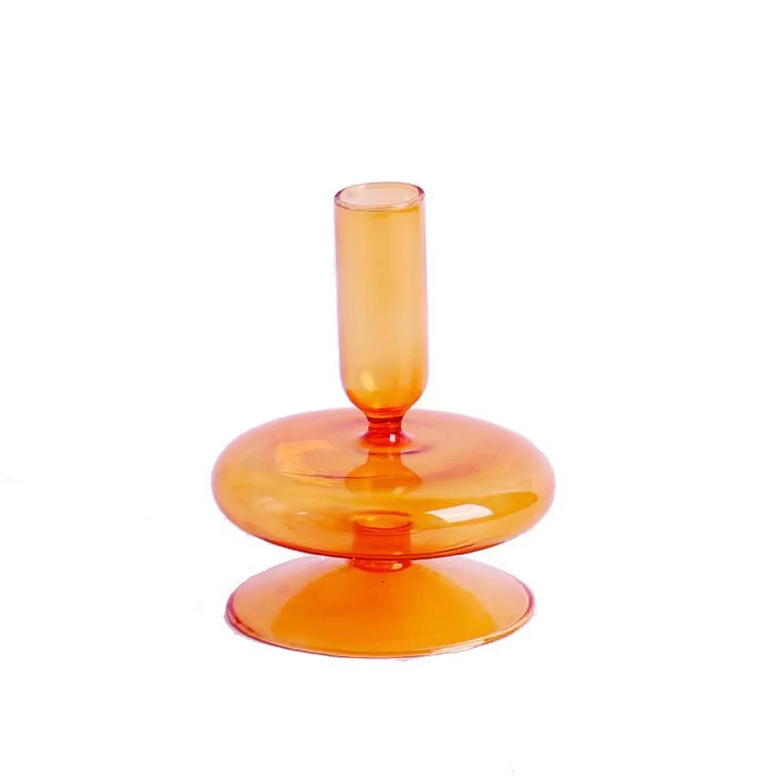 Multifunctionele glazen vaas kaarsenhouder moderne elegante bloemenvaas tafeldecoratie voor middelpunt bruiloft huis housewarming cadeau