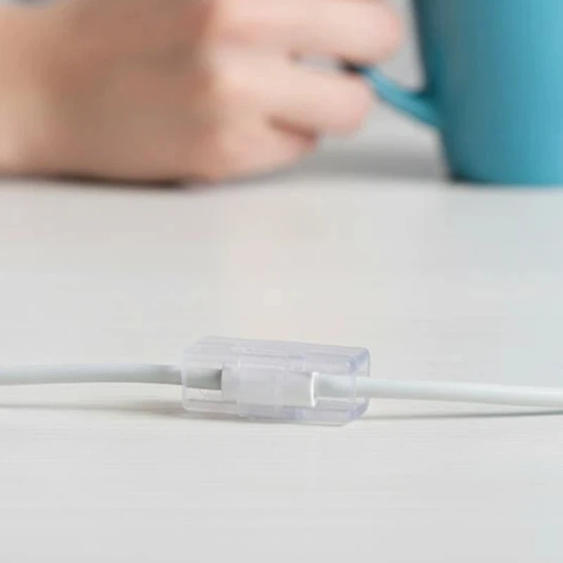 Reusable PP Cable Identification Tag Case - Clear Weatherproof Label Box for Outdoor & Indoor Use