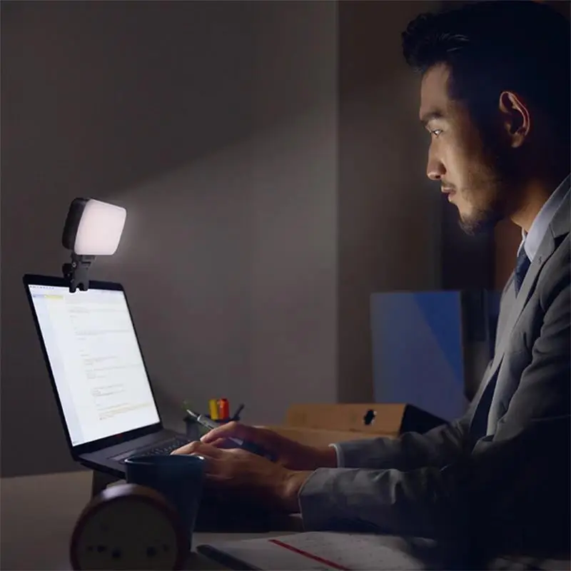 แบบพกพา LED Video Mini เติมแสงสําหรับกล้องสมาร์ทโฟน GoPro แล็ปท็อป Universal Selfie ปรับการถ่ายภาพเติมหลอดไฟ 5W 6500K