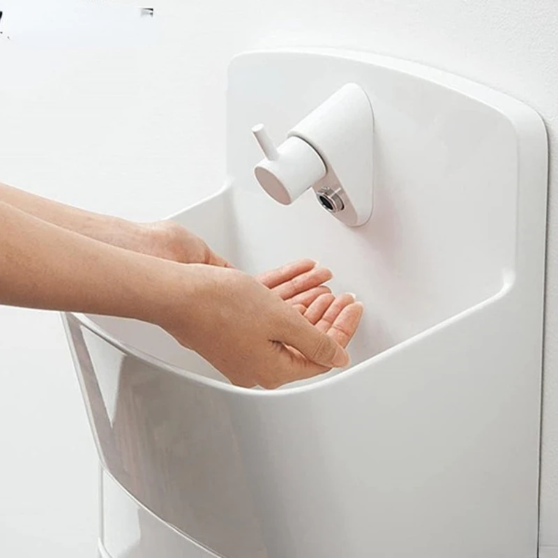 

Wall-Mounted Wash Basin Wall-Mounted Wash Basin Cold Water Faucet