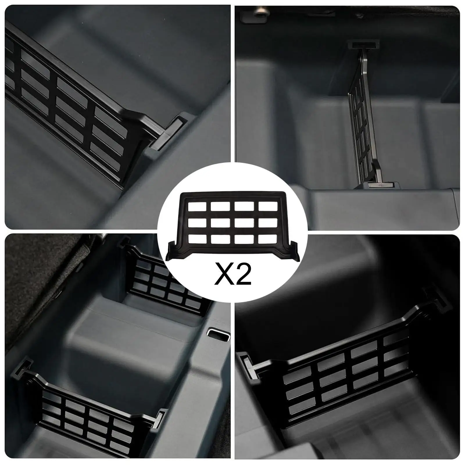 2 قطع تحت مقعد فواصل تخزين أجزاء مباشرة يستبدل منظم مقصورة المقعد الخلفي المحمول لمافريك 2022-2025 #4