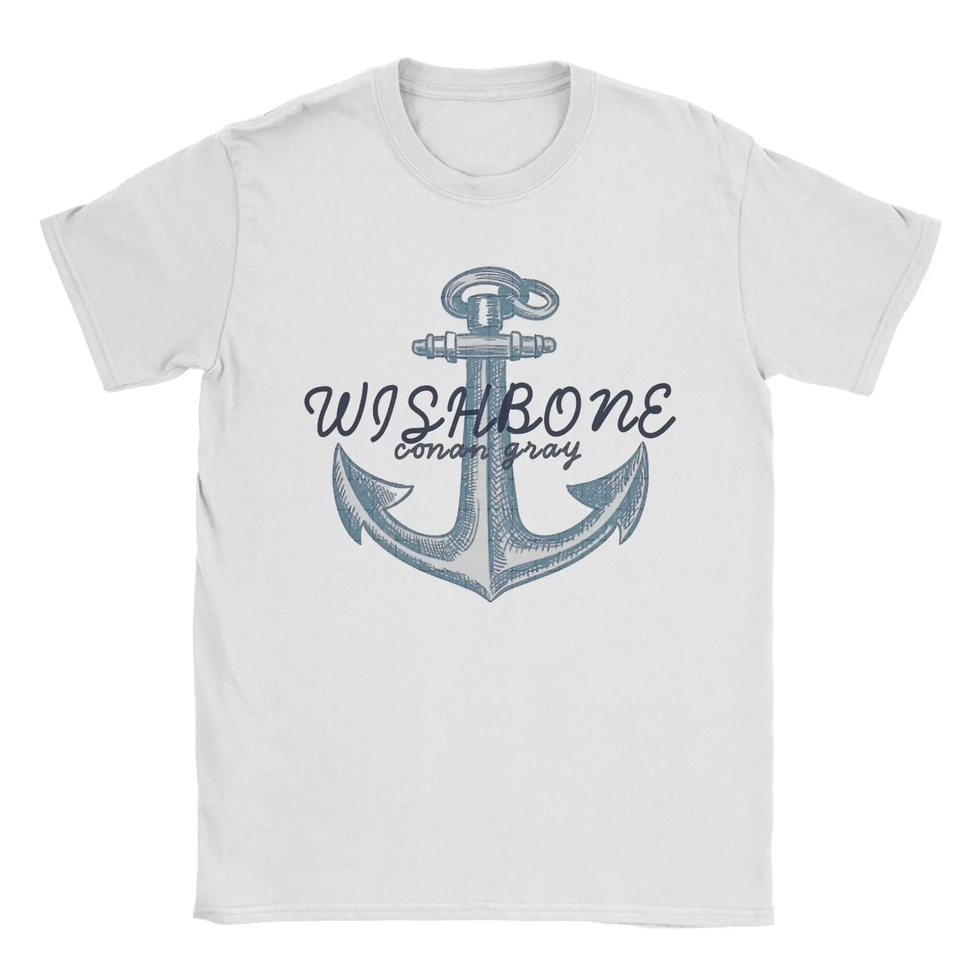Men's T-Shirts Wishbone by Conan Gray Casual 100% Cotton Tees Short Sleeve  T Shirt Crewneck Tops Gift Idea