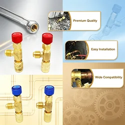 Air Conditioning Refrigerant Safety Valve R410A R22 1/4