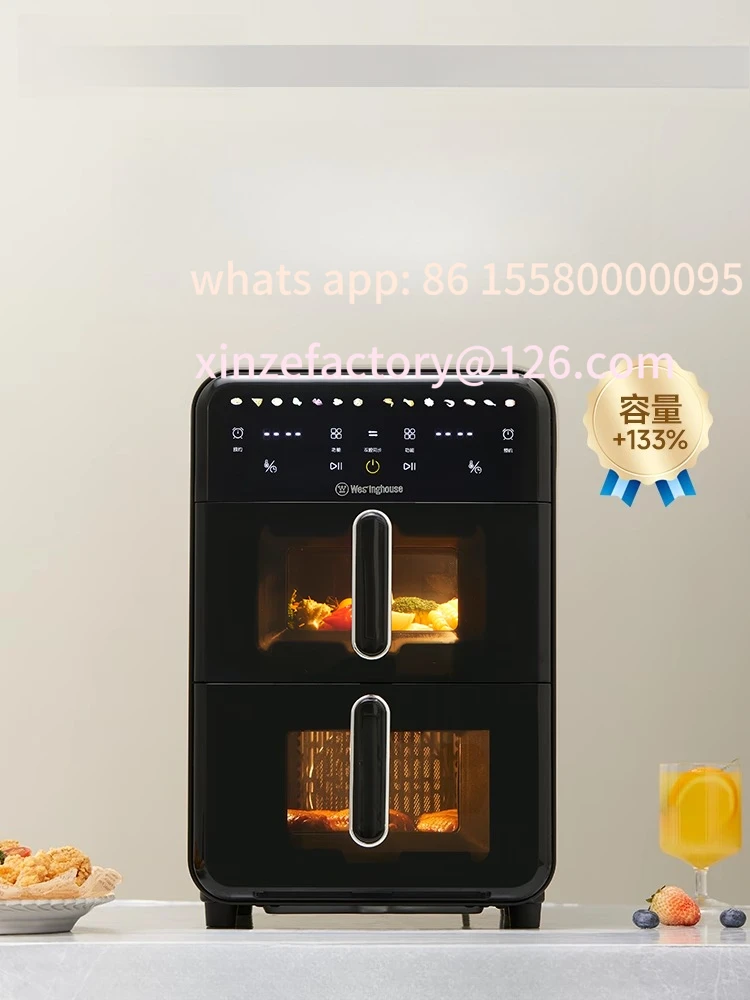 

Customizable Double Air Fryer 14L Full Metal Cavity