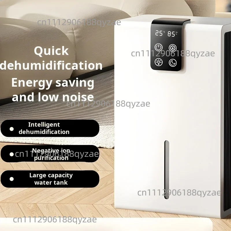110V US Plug Quiet Small Dehumidifier Portable Air Purification Dehumidifier for Home Basement Bedroom