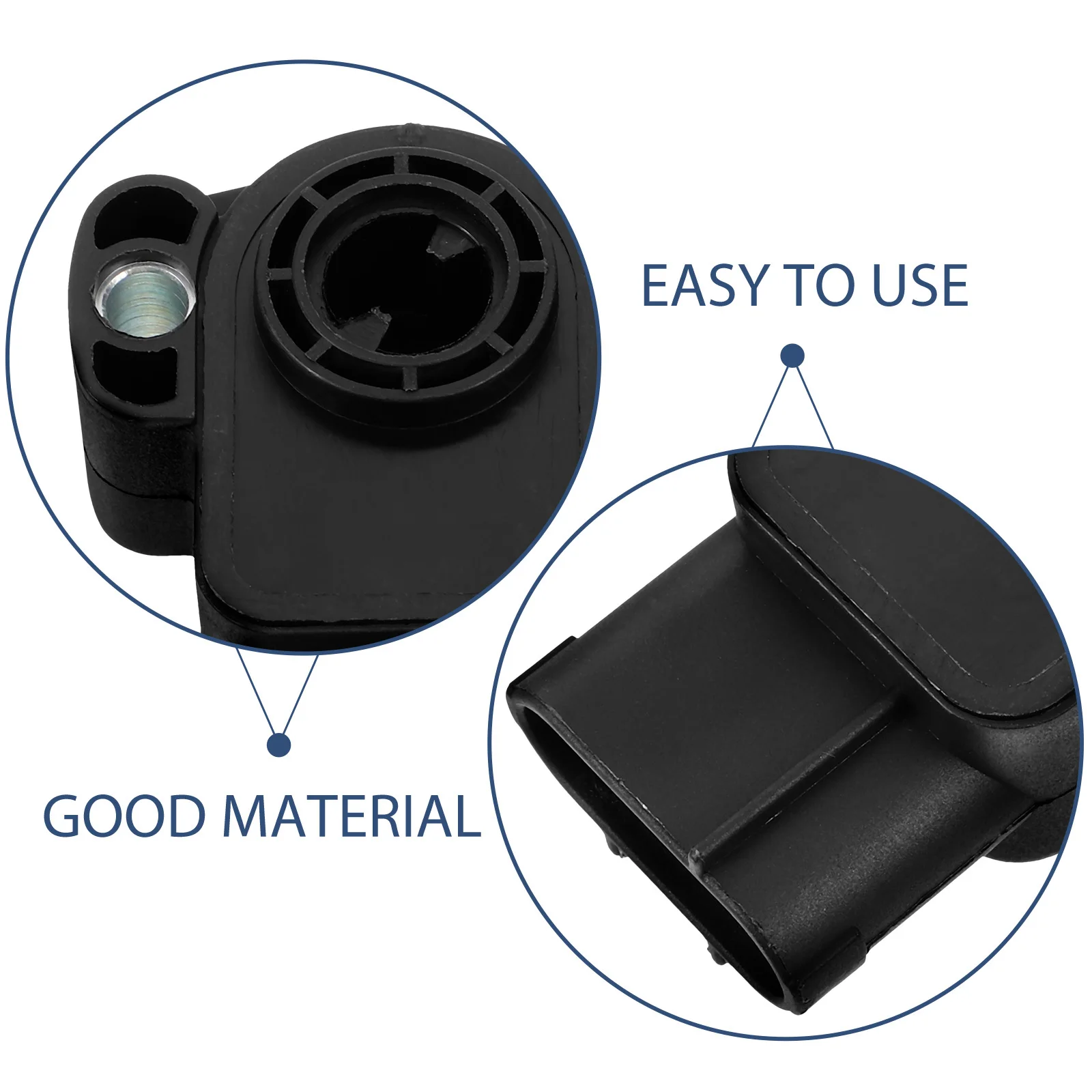 Sensor de posición del acelerador del vehículo, construcción robusta, vida útil extendida, estructura Simple, No necesita herramientas profesionales para coche