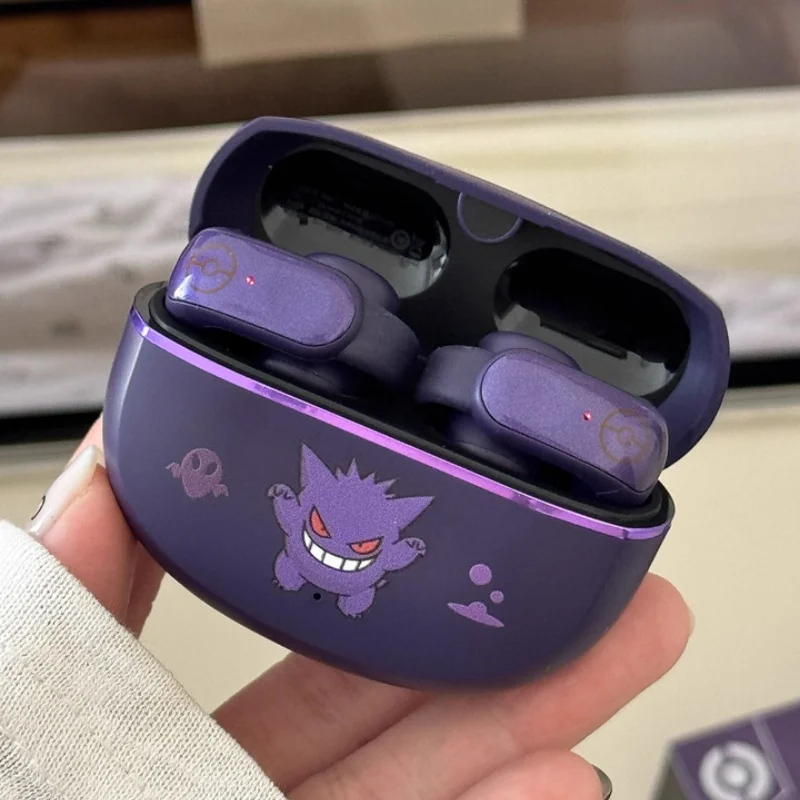 Gengar pokemon anime esporte sem fio fones de ouvido bluetooth alta fidelidade estéreo clipe estilo alta resistência presentes na moda para jogadores