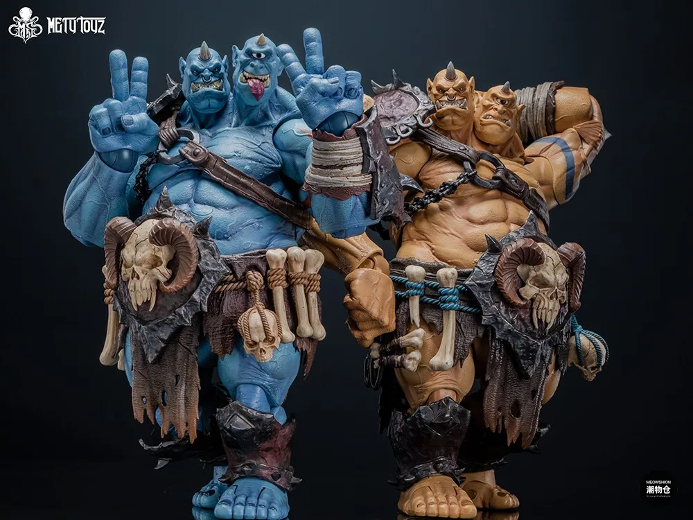 

Новые оригинальные Metytoyz Adventurer World Augustus Ogruth Ogre Warrior, фигурки героев с черепом, дробилка, модель, коллекционные игрушки, подарочный запас