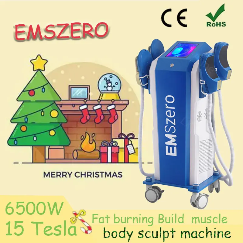 

6500W EMSZERO Body Fat Burning 200Hz RF Electromagnetic Muscle Stimulating Machine 15 Tesla EMS Body Shaping Tightening Skin