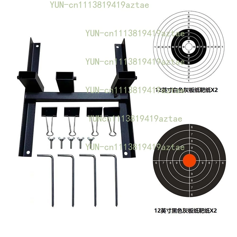 6-24 Inch Adjustable Shooting Target Holder Height Angle Adjustable Indoor Outdoor Training Stand