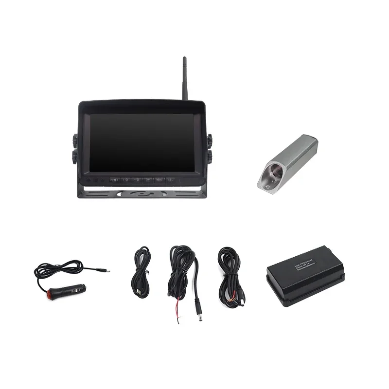 HD 720P WIFI Camera System 8MM Lens Wireless 7''inch HD Split Monitor Video Surveillance DVR for Forklift