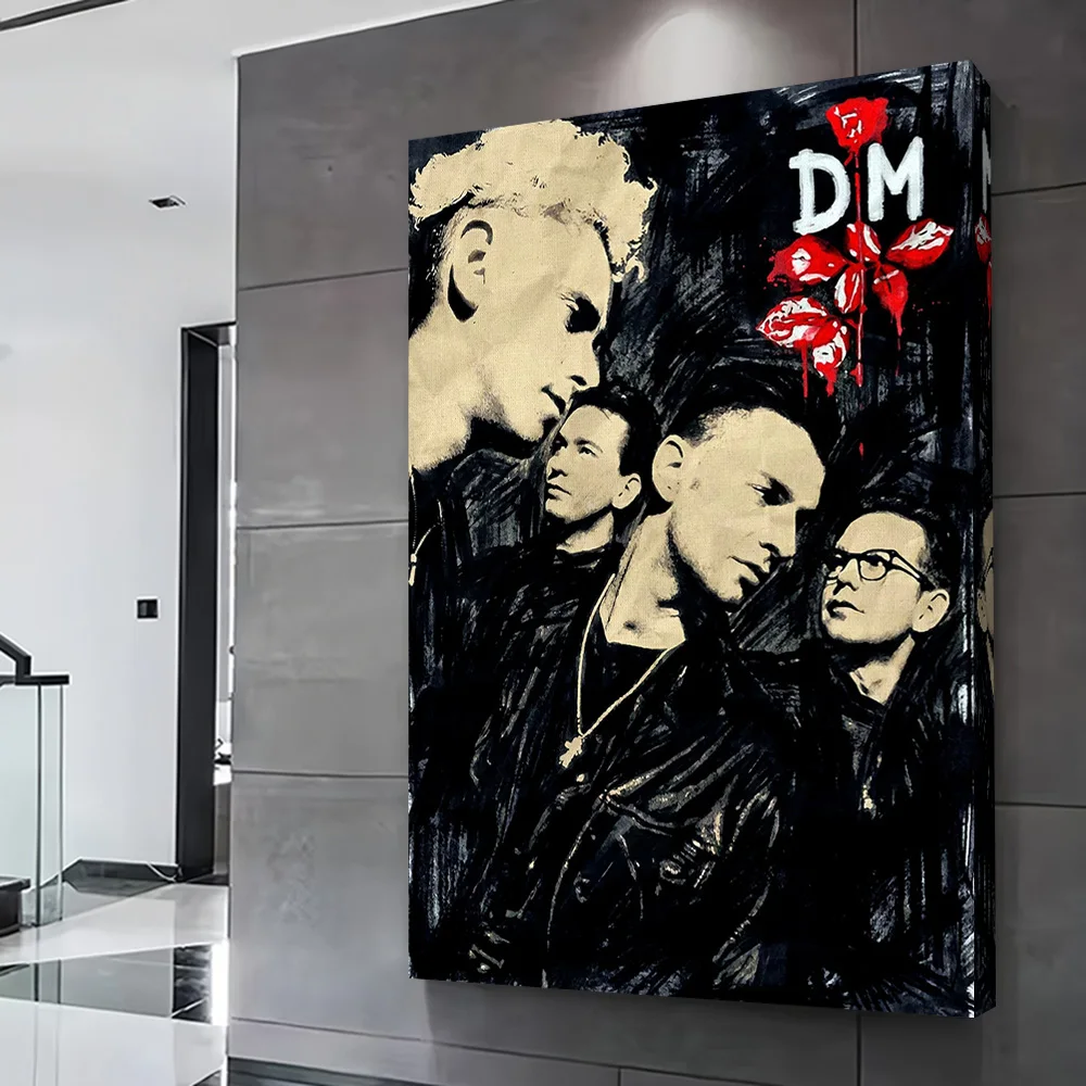 Depeche Mode 'Music for the Masses' Poster Customizable Printed Canvas Painting for Pictures Wall Art Gamer Decoration Wand Deko