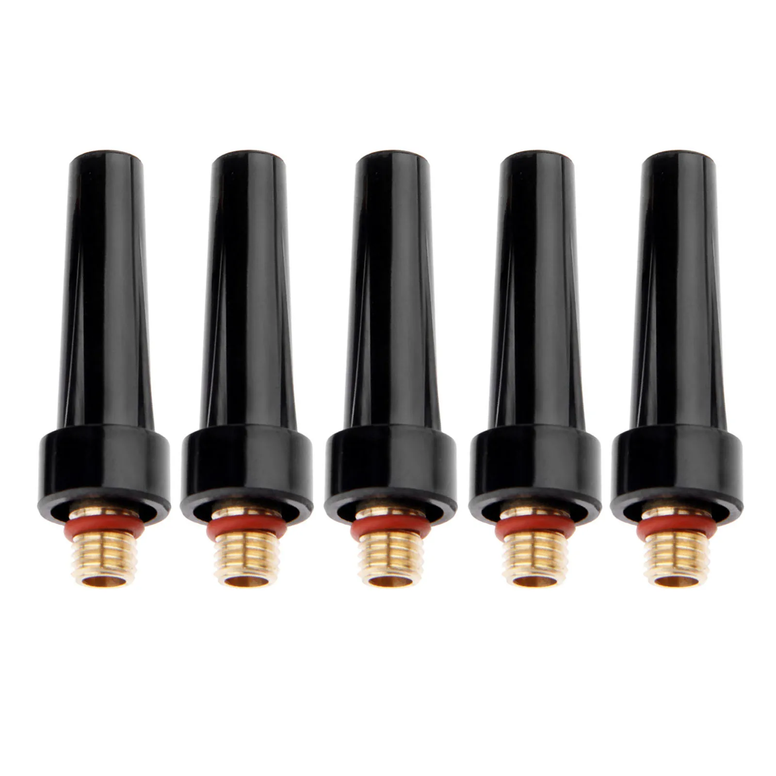 5pcs Medium Back Cups 41V35 Replace Tig Welding Torch WP-9 WP-20 WP-25 Cutting Consumable Machines High Temperature Resistant