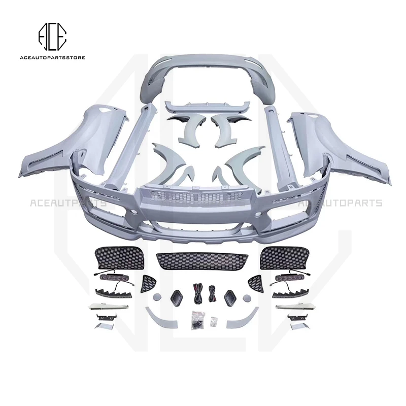Body Kit For BMW X6 E71 Body Kit For BMW X6 E71 2008-2014 Body Kit HM Style Front Bumper Rear Diffuser Fender PP