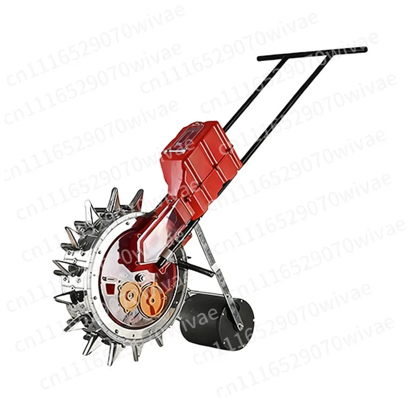 Stainless steel hand push seeder New agricultural corn peanut soybean rapeseed millet small seed on-demand machine