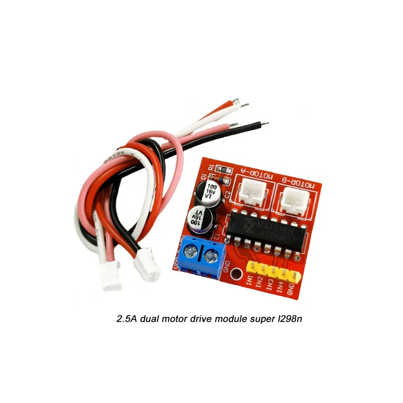 L298N motor drive board module DC stepper motor motor intelligent car robot accessories