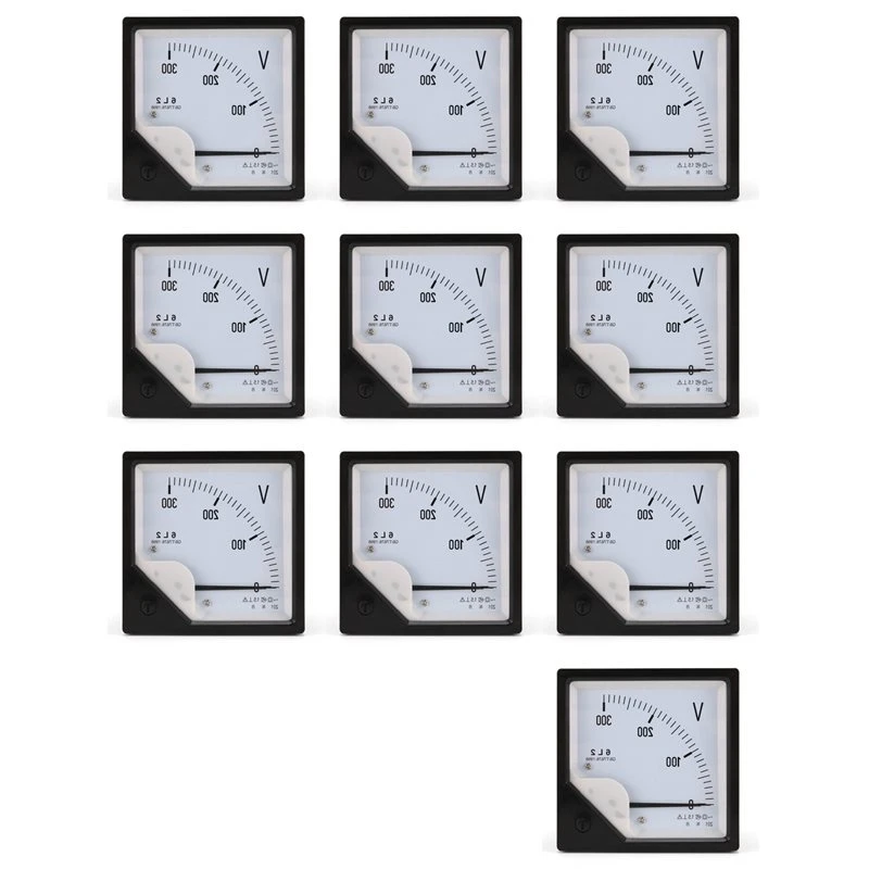 ABRN-10X 6L2 Voltmeter AC 300V Pointer Type Voltage Meter Mechanical Header
