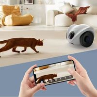Wifi Whole-house Mobile Snack Dispensing Toy With HD Camera Cat Dog Smart Interactive Toy Pet Companion Robot