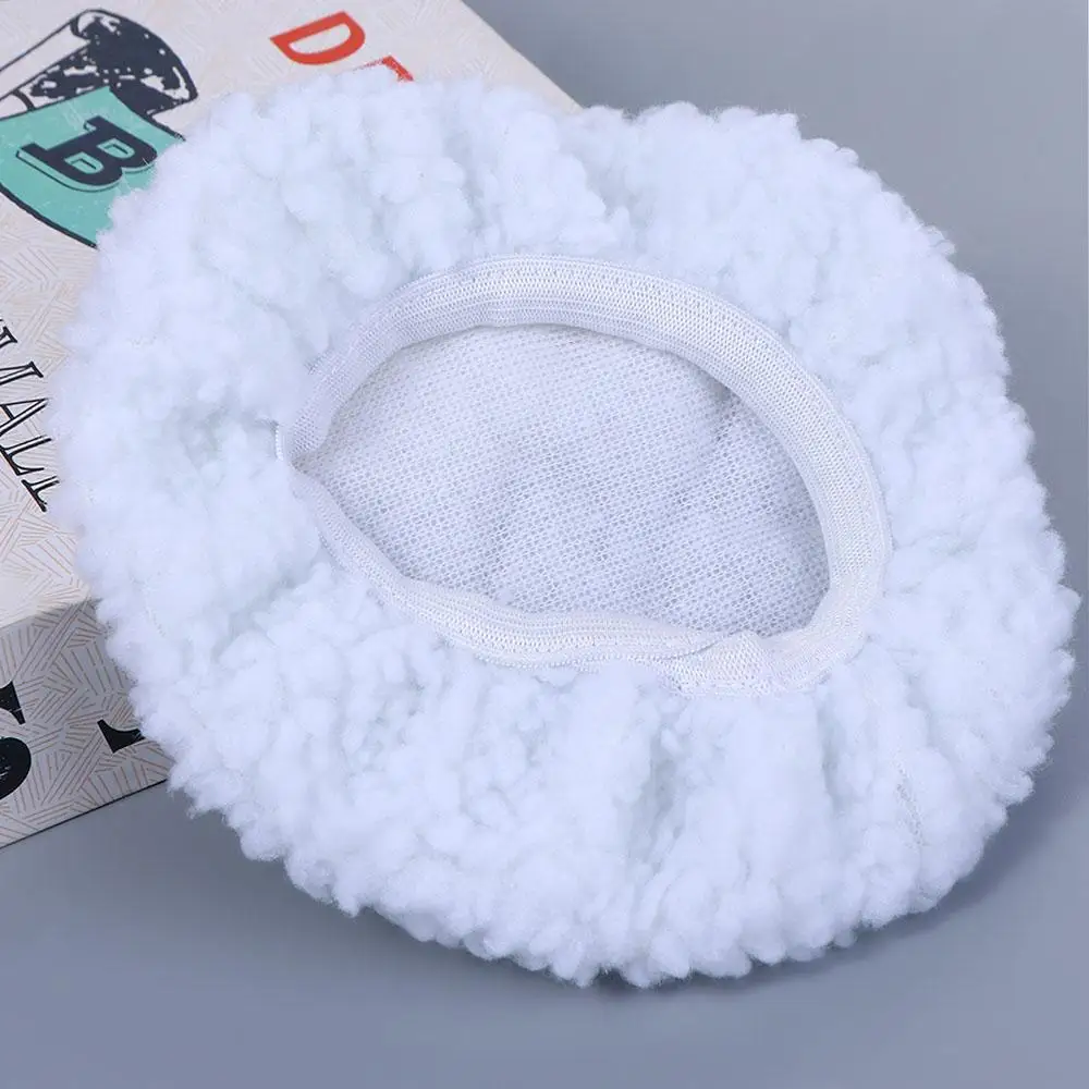 Accessories Car Beauty Tool Buffing Woolen Fleece Pad Waxing Polisher Polishing Terry Cloth Polishing Bonnet Buffer Pad