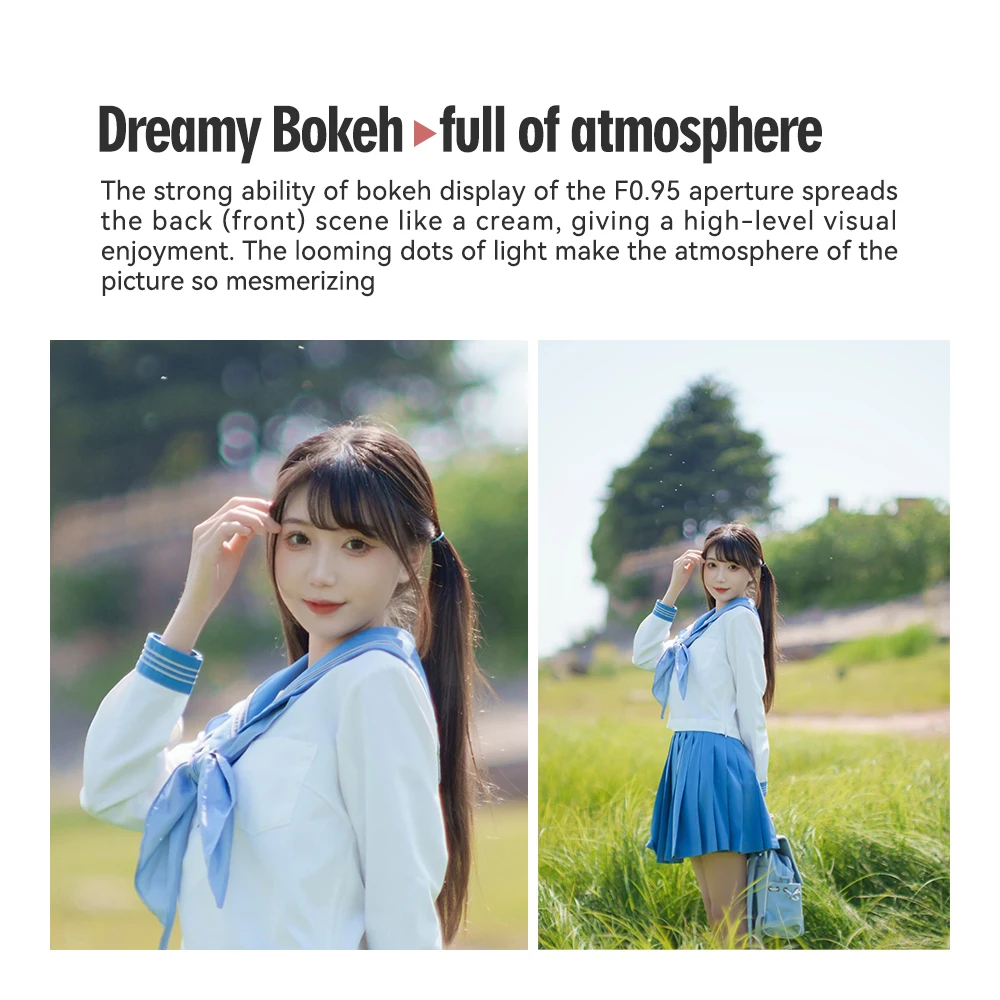TTArtisan 50mm F0.95 APS-C lente de retrato de gran apertura para Sony A7RIII Canon R5 Nikon ZFC Fujifilm XT-100 M43 Sigma L Mount