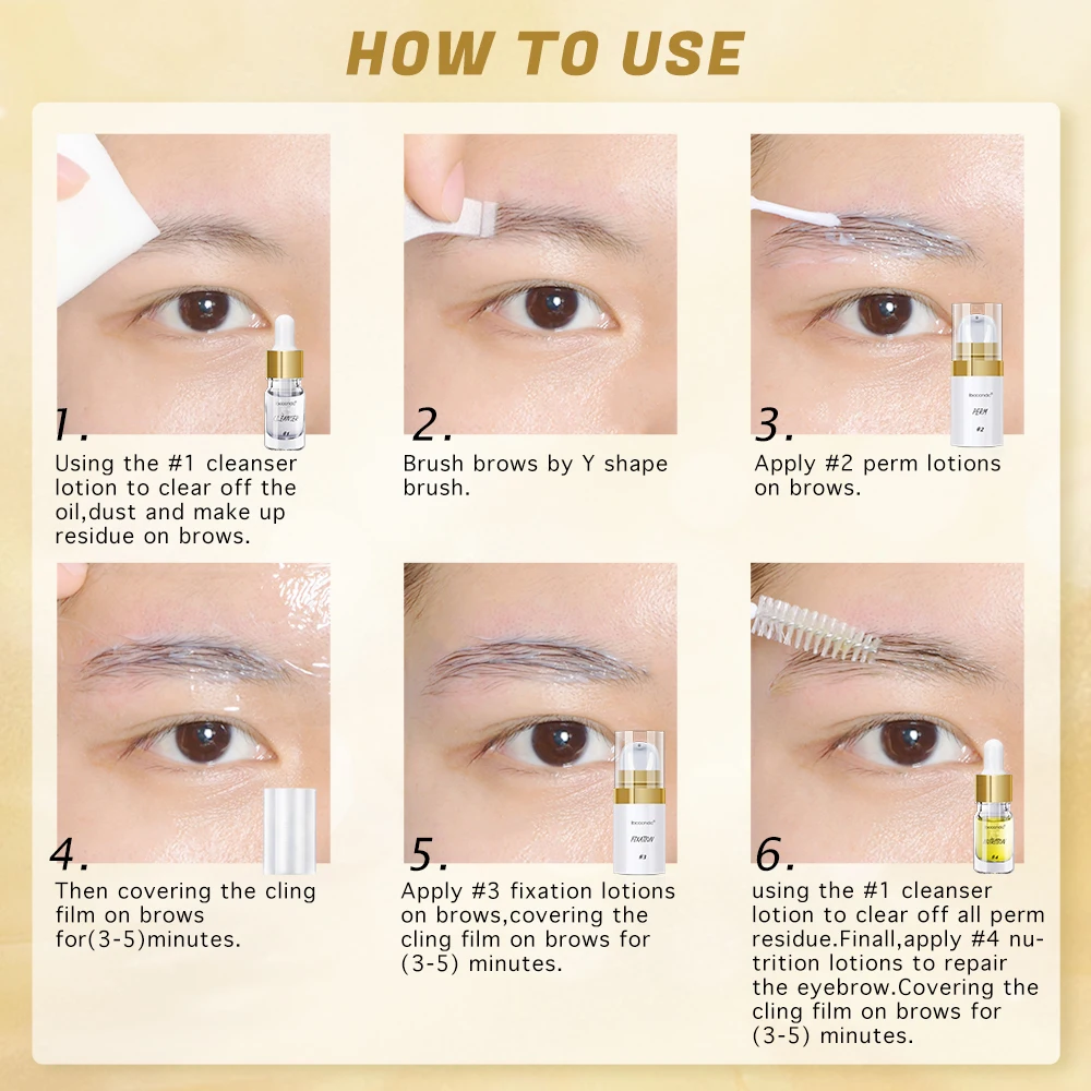 Upgrade Semi-Permanent Eyebrow Perm Brow Styling Perm Lotion Brow Lamination Lift Eyebrow Enhancer Makeup With Tools