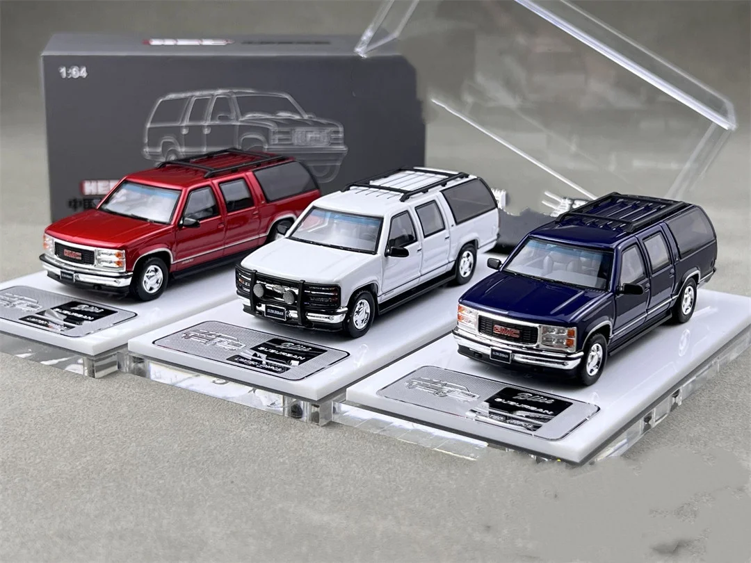 Bliss 1:64 GMC GMT400 HEC Édition limitée - Collection exclusive de modèles en alliage, cadeau pour l'exposition de Pékin