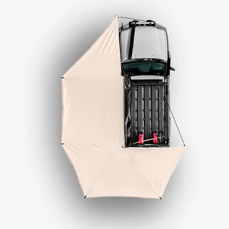 Hot Selling HOTO Waterproof 4X4 Car Roof Side Extended 270 Degree Awning 270 Degrees Standing Wi High Quality 5