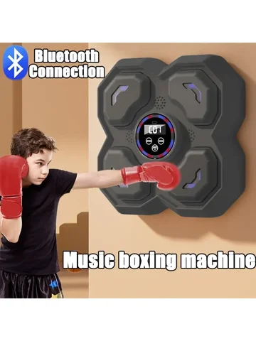 Smart Music Boxing Machine para adultos e crianças, Sports Fitness Trainer, Home Exercício Response, Boxing Wall Target, 2024