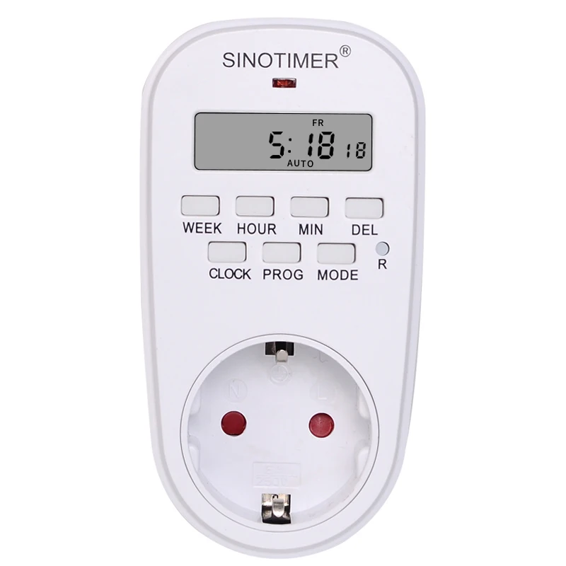 BR EU UK TH Israel Plug-in Timer Switch 7-Day Cycle Programmable Digital Display Time Relay Timer Plug Socket Timers Control