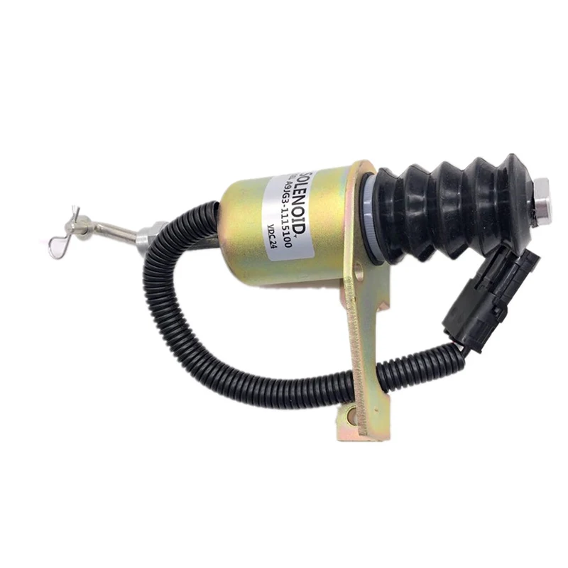 

A9JG3-1115100 Stop Solenoid B7648-1115100 24V For SHANGCHAI Shutoff Solenoid Valve