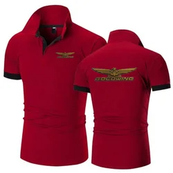 Polo Goldwing GL1800 giappone moto risvolto magliette manica corta Polo sport Fitness uomo maglia traspirante top in cotone Tee
