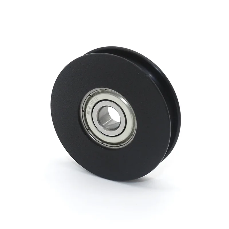 Bearing coated V-groove pulley 628ZZ door and window roller wear-resistant track wheel 8 * 45 * 10mm