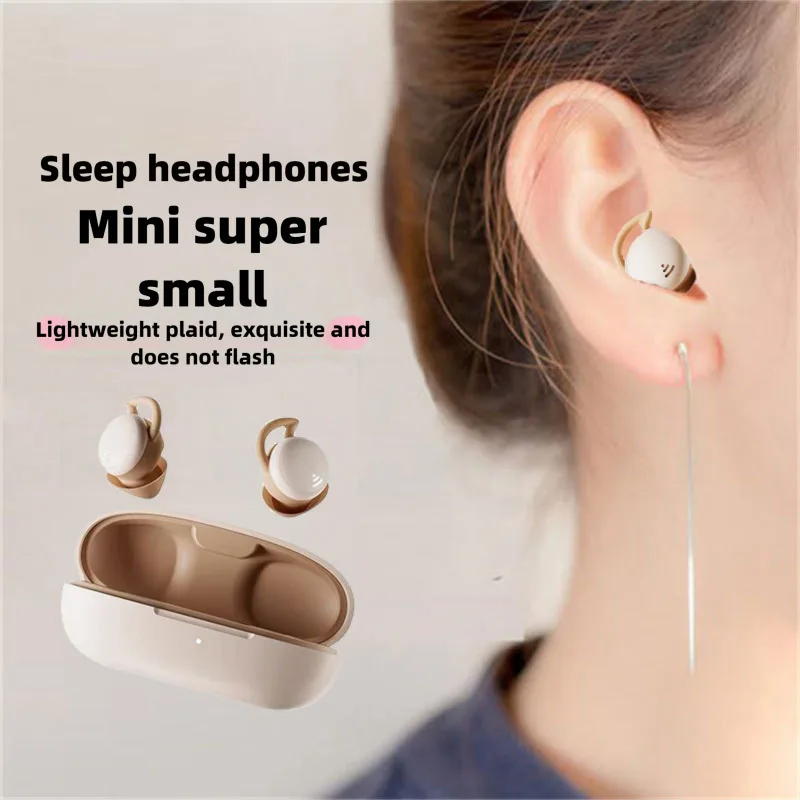 

Mini Wireless Bluetooth In-ear Light Sleep Earphones Noise Reduction Invisible Long Endurance Earsets For Sleep Sport Game