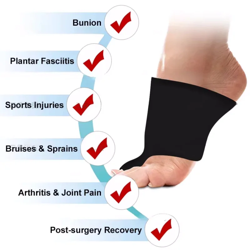 ジェル冷湿布温湿布フットカバー、冷温湿布スポーツバッグ、足首関節靭帯捻挫足首回復アイスパック