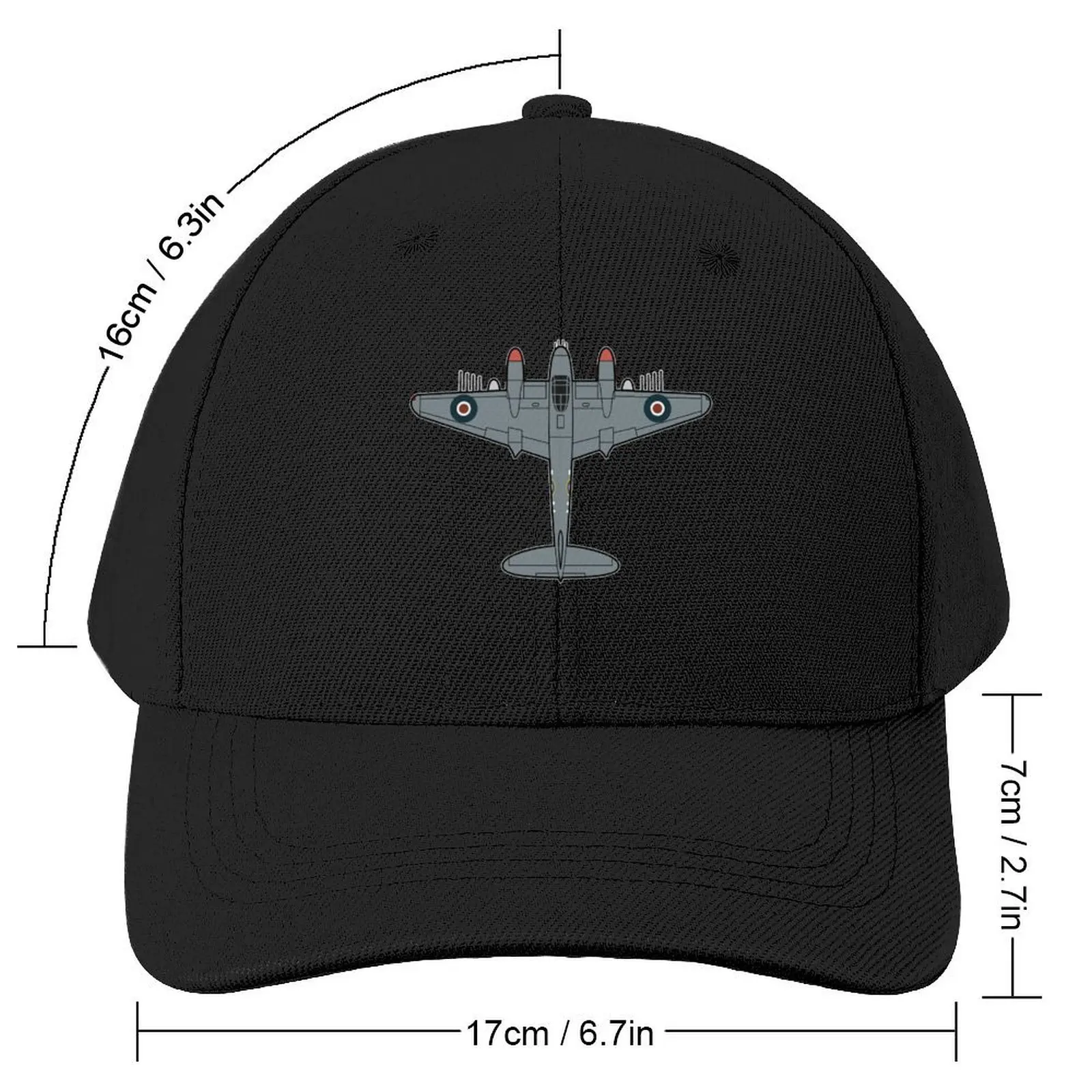 De Havilland Mosquito design from Reign-Man Baseball Cap Hat Beach Designer Hat Mens Hats Women's