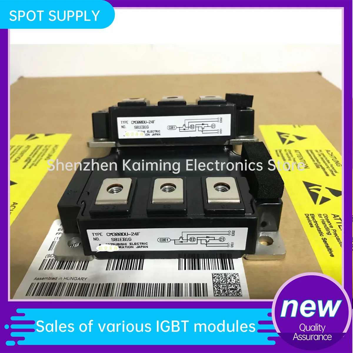 NEW AND Original IGBT MODULE CM300DU-24F CM100DU-24F CM150DU-24F CM200DU-24F CM150DU-24H  CM150DU-24FA in stock