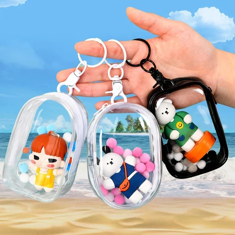 1Pc Blind Box Display Storage Bag Stereoscopic Stroller Bag PVC High Transparency and Sun Drying Bag Enclosed Transparent Bag