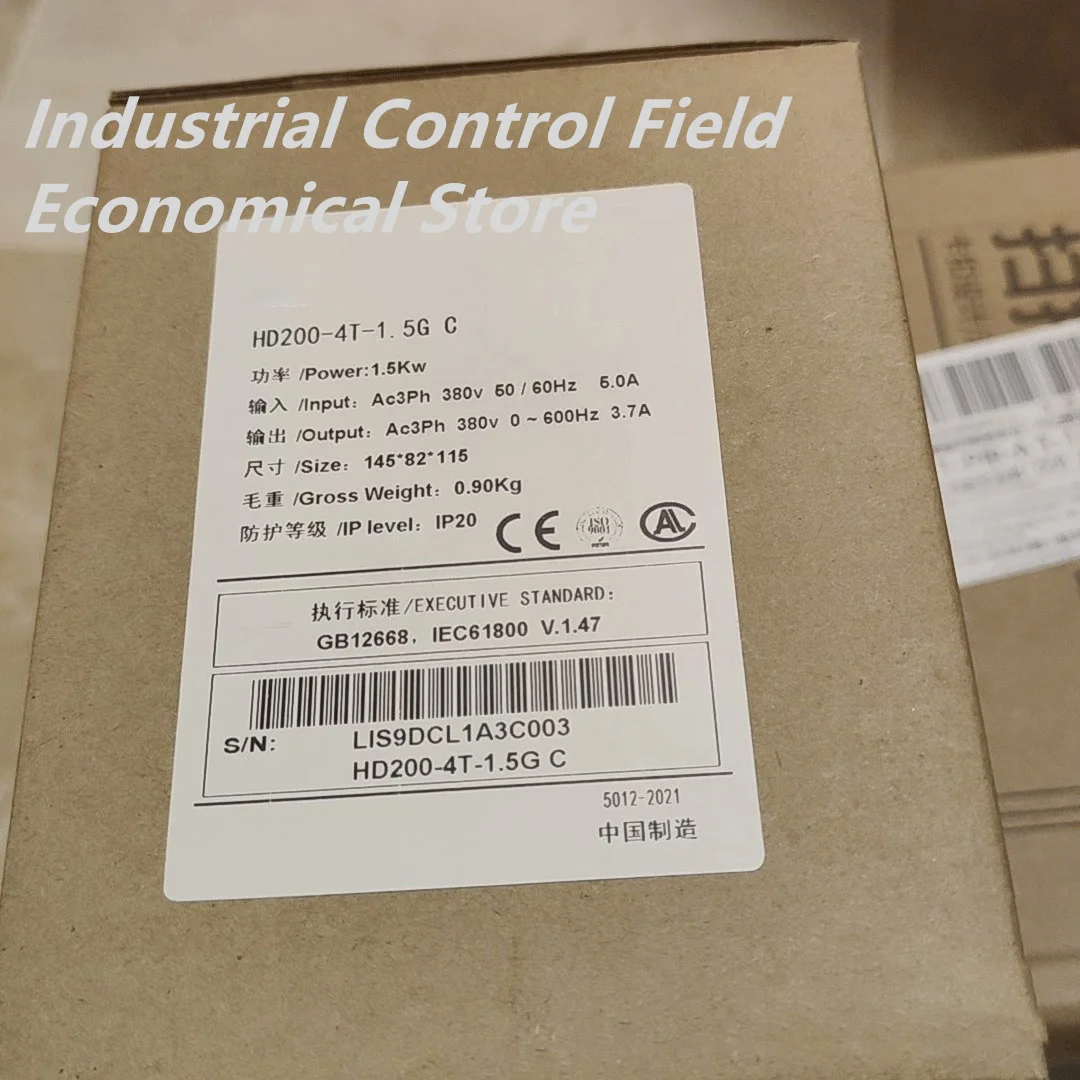 frequentiewisselaar HD200-4T-1.5G Aanpassingsmotor 1,5 kW
