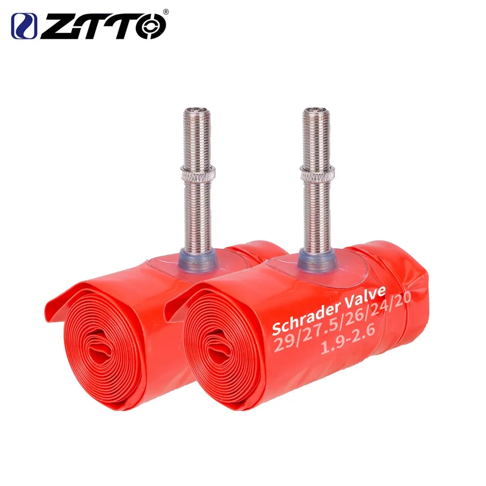 ZTTO bicicleta TPU tubo interior válvula Schrader peso súper ligero MTB 26 27,5 29 1,9 2,6 20 24 2,2 2,3 neumáticos duraderos para bicicleta de montaña