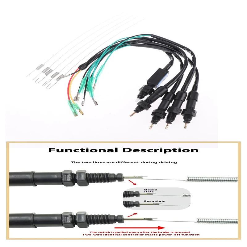 

1/3/5Pcs For Kawasaki//Yamaha Accessories Motorcycle Rear Brake Stop Light Switch And Spring Kit