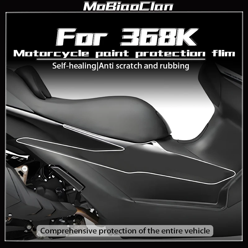 

For ZONTES 368K 368k 368 K 2024 Invisible car cover transparent waterproof full body film Motorcycle accessories