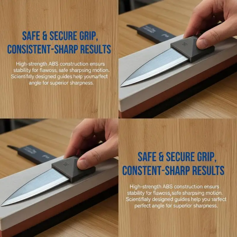 Sharpening Stone Guide Rail Adjustable 7-Angle Non-Slip Grinding Aid Essential for DIY and Carpentry