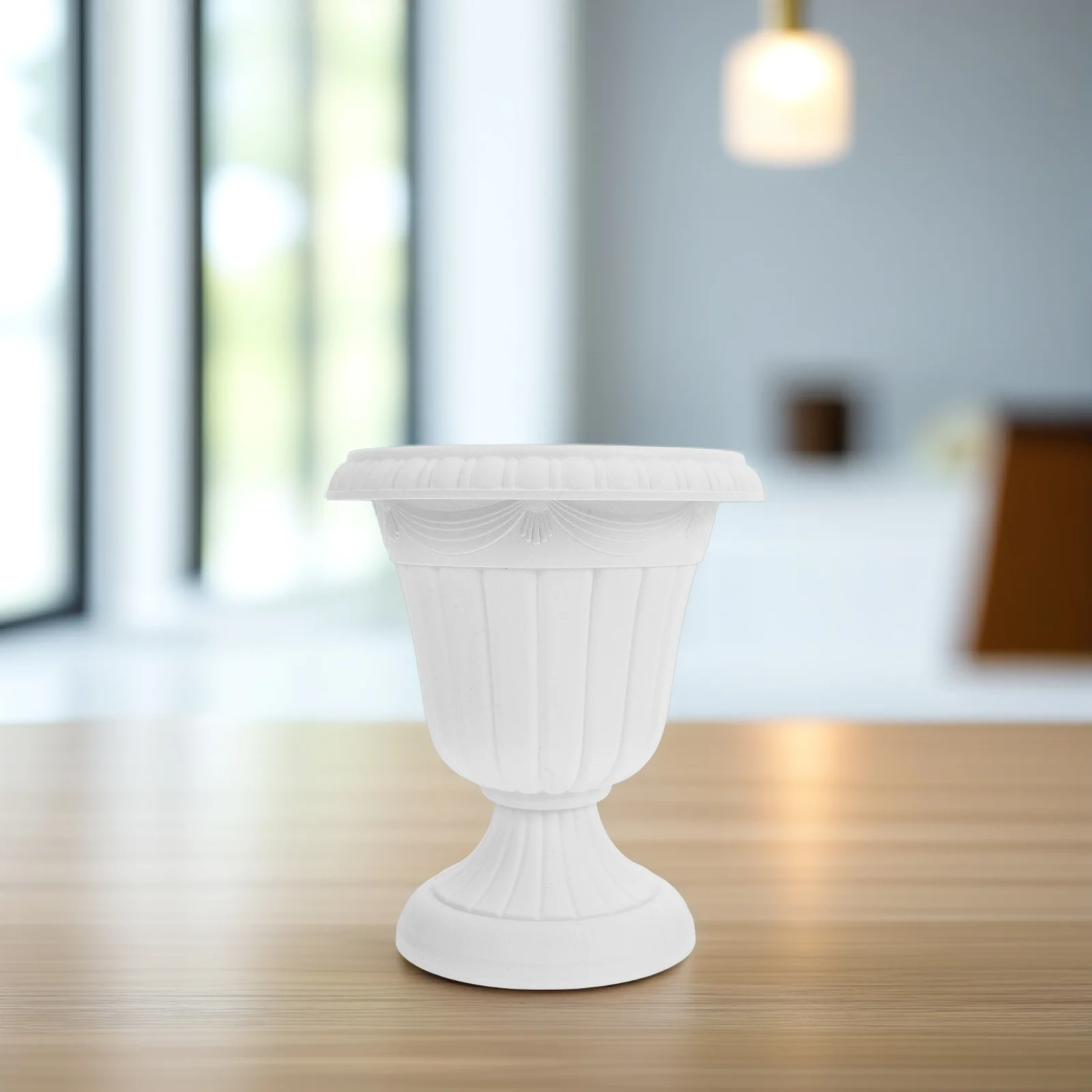 

Roman Column Flower Pot Vintage European Style Large Planters Tall Garden Urns Outdoor Pots Decorations