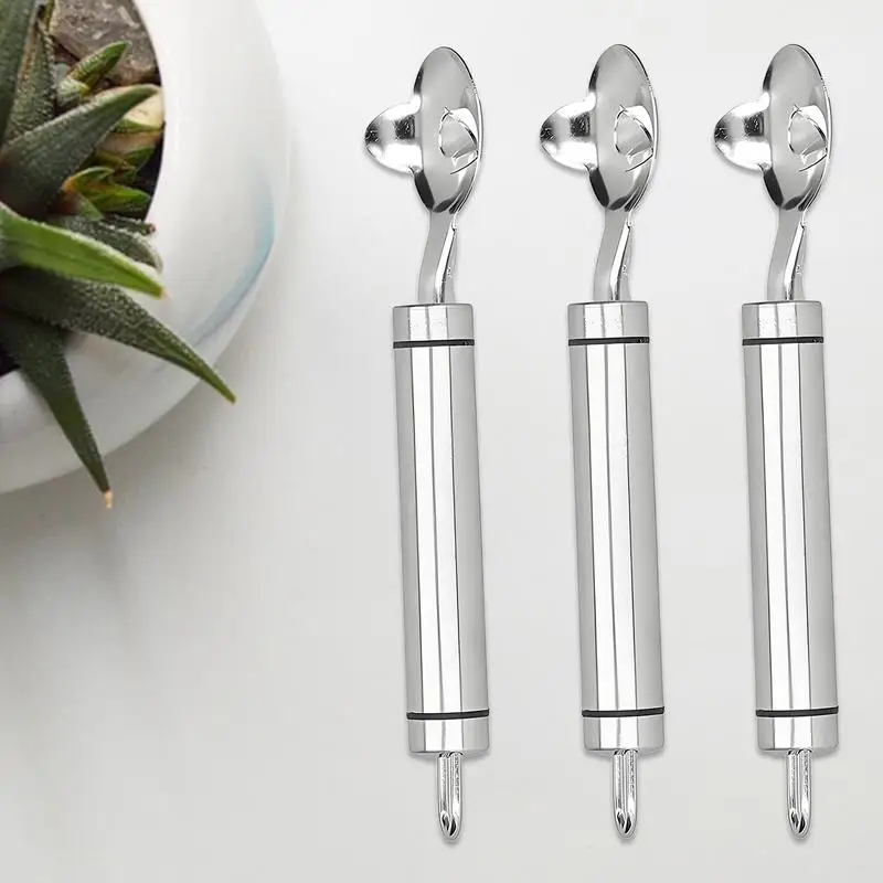 Home Kitchen Tool Peeler Multifunctional Stainless Steel Nopal Peeler Kitchen Accessories for Sliced Thorn Hole Mexican Cooking