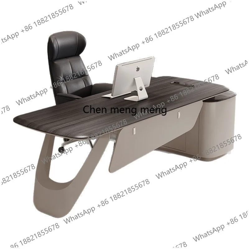 

High-end boss desk High-end modern minimalist desk General manager's office desk