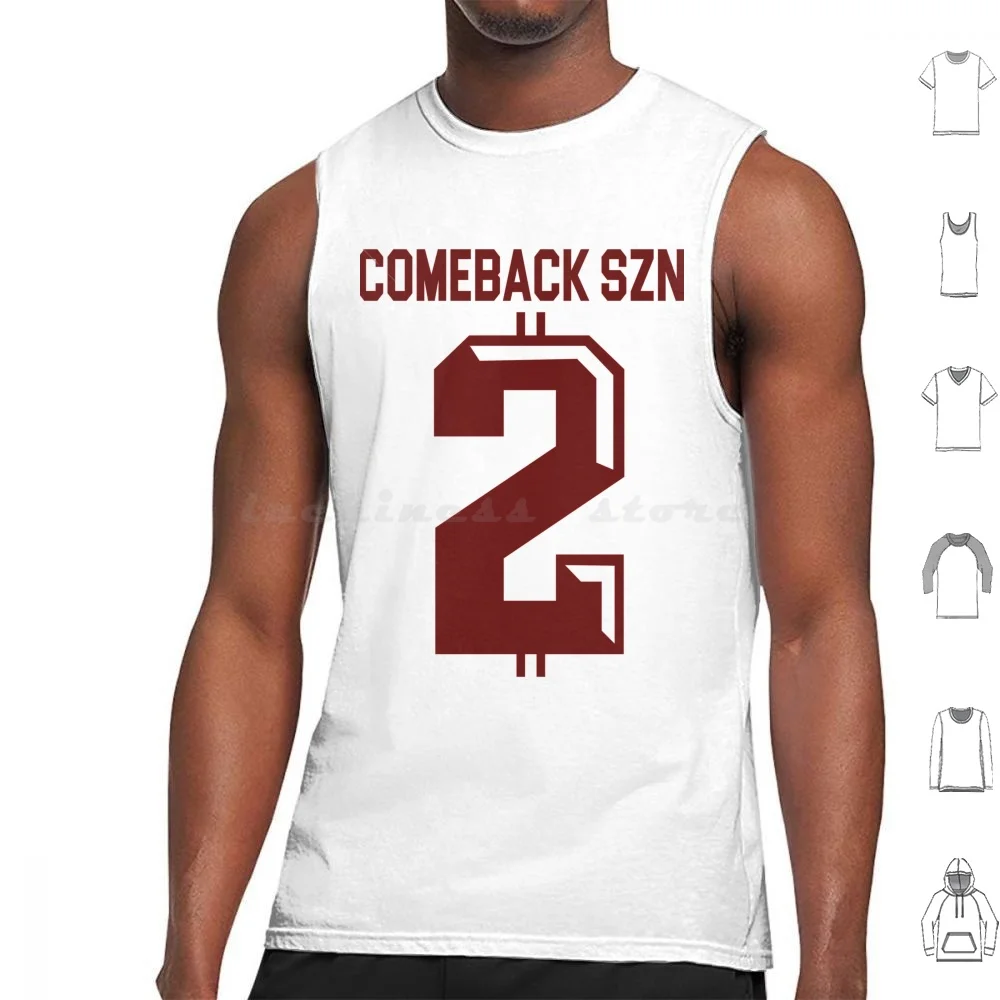 Johnny Maniel Comeback Szn Tank Tops Print Cotton Johnny Johnny Manziel Manziel Football Johnny Football Texas A M Aggies