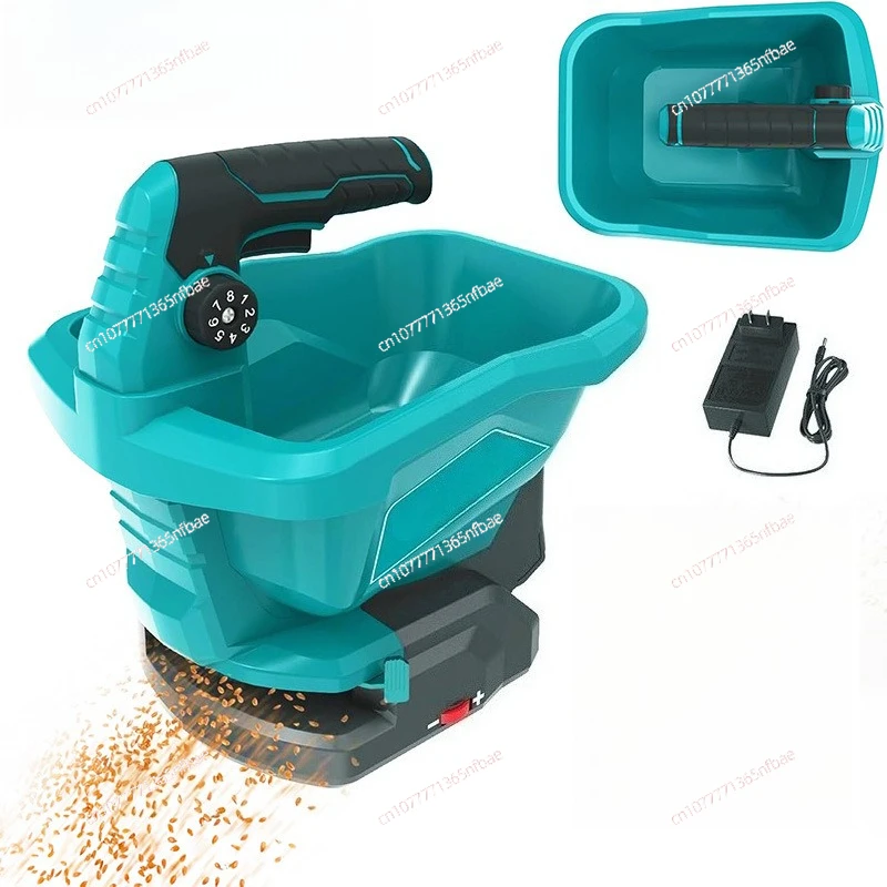 

Аккумуляторная сеялка-разбрасыватель удобрений большой емкости, универсальная ручная сеялка для семян сои и овощей